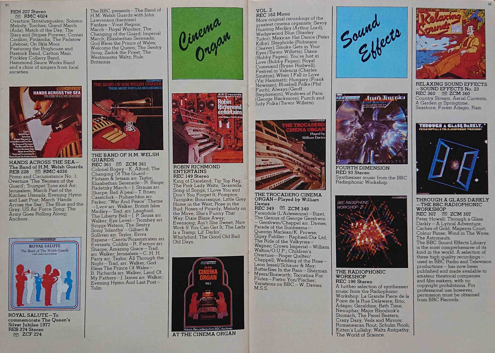 Other pages of catalogue BBC Records catalogue 1979 late